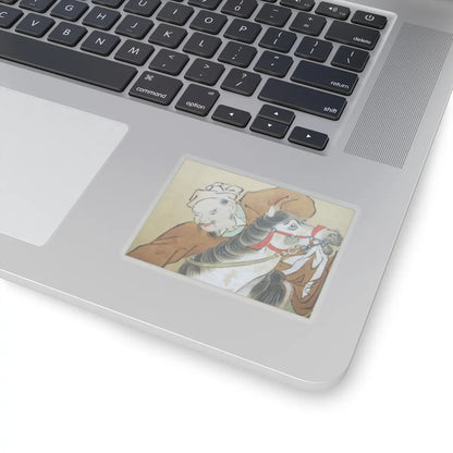 Kano Eisen'in Furunobu 狩野永川院古 - Tartars Playing Polo - early 18th century v5 - STICKER Vinyl Kiss-Cut Decal