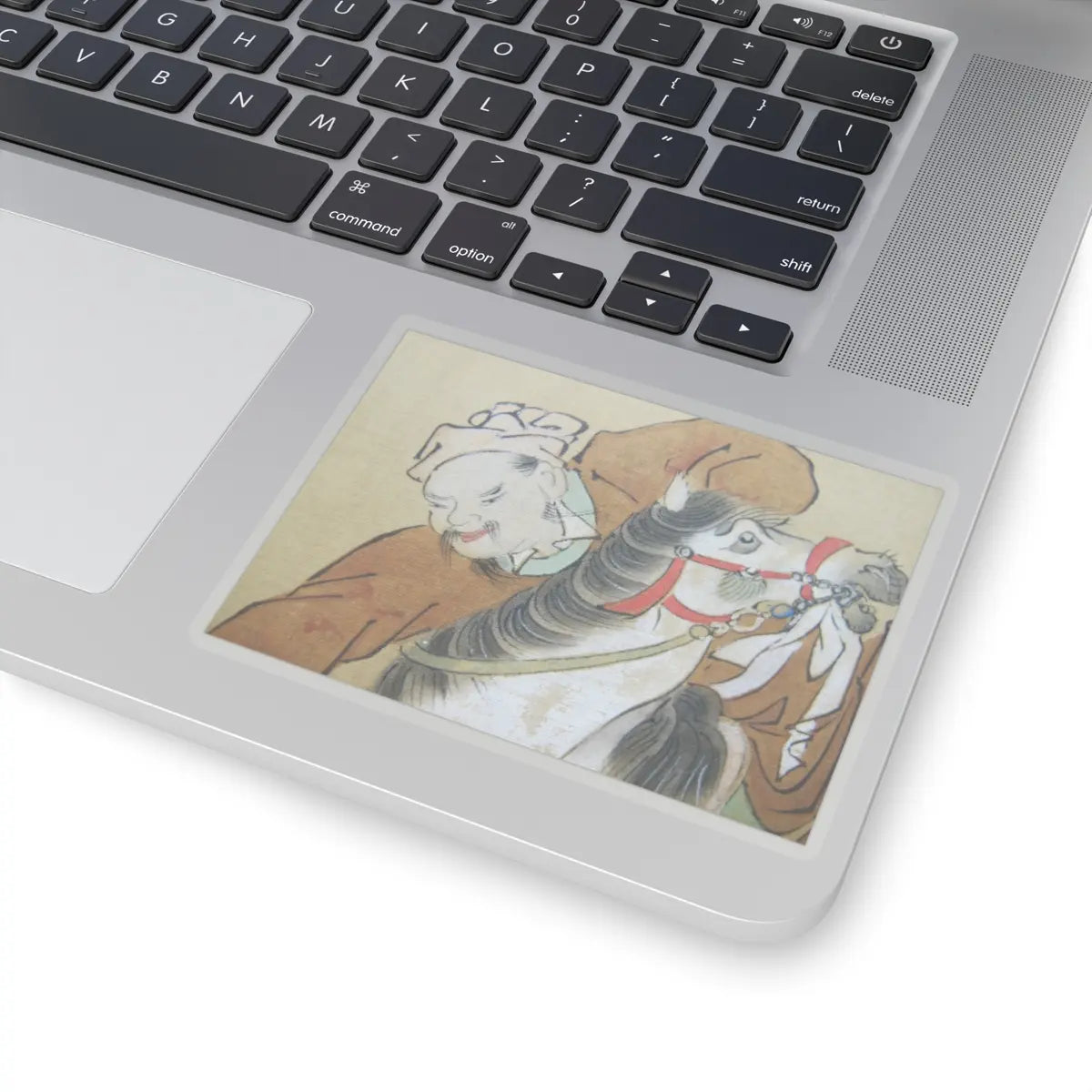 Kano Eisen'in Furunobu 狩野永川院古 - Tartars Playing Polo - early 18th century v5 - STICKER Vinyl Kiss-Cut Decal