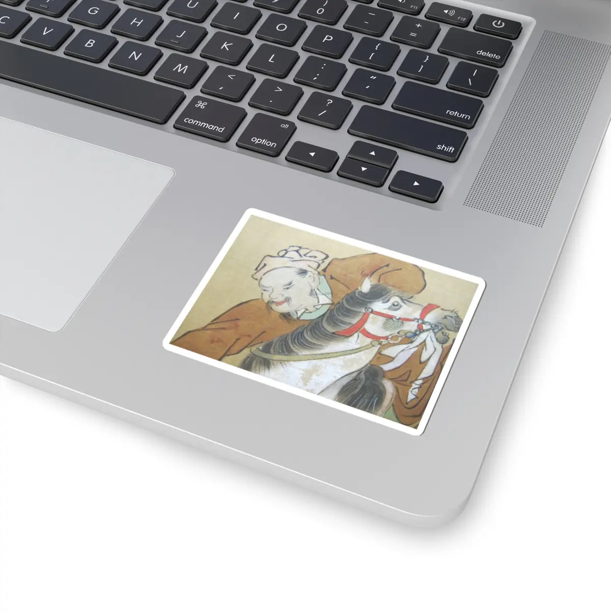 Kano Eisen'in Furunobu 狩野永川院古 - Tartars Playing Polo - early 18th century v5 - STICKER Vinyl Kiss-Cut Decal