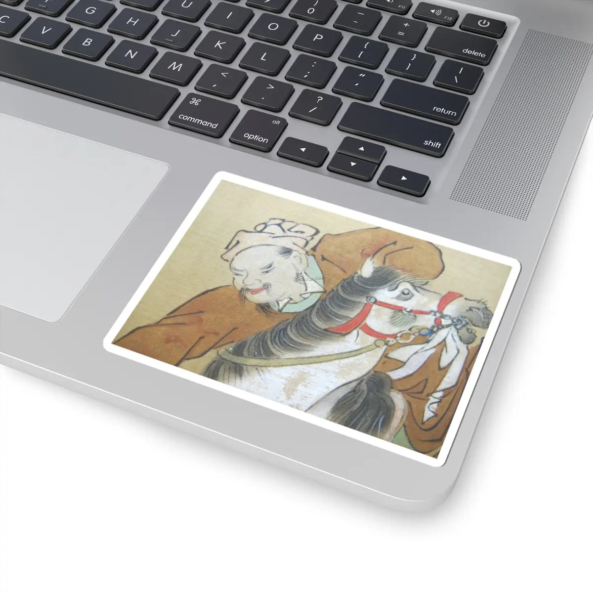 Kano Eisen'in Furunobu 狩野永川院古 - Tartars Playing Polo - early 18th century v5 - STICKER Vinyl Kiss-Cut Decal