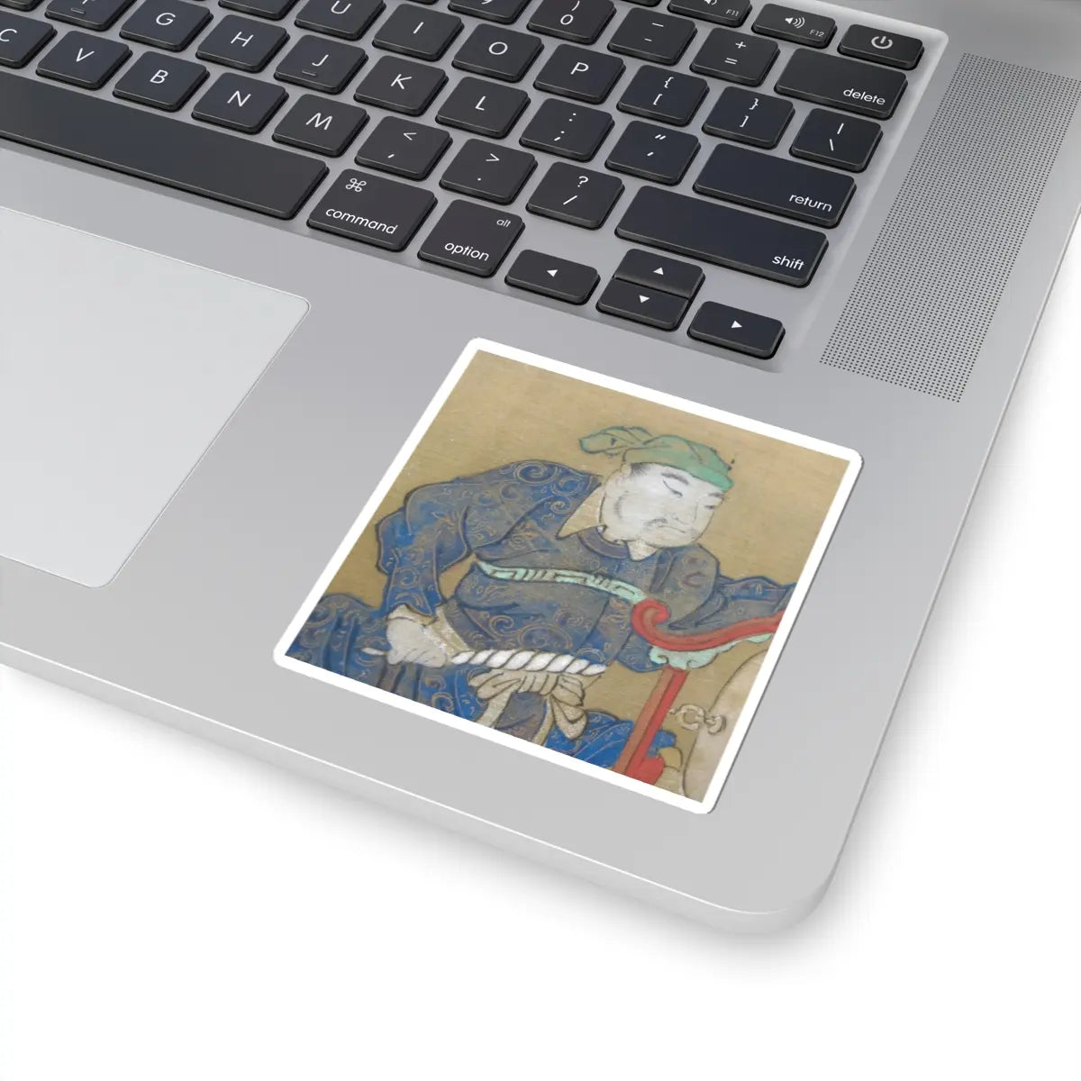 Kano Eisen'in Furunobu 狩野永川院古 - Tartars Playing Polo - early 18th century v7 - STICKER Vinyl Kiss-Cut Decal