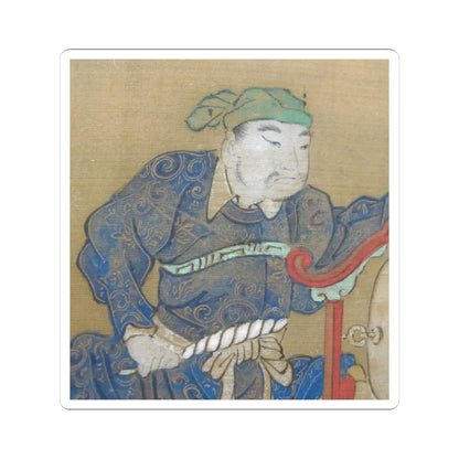 Kano Eisen'in Furunobu 狩野永川院古 - Tartars Playing Polo - early 18th century v7 - STICKER Vinyl Kiss-Cut Decal