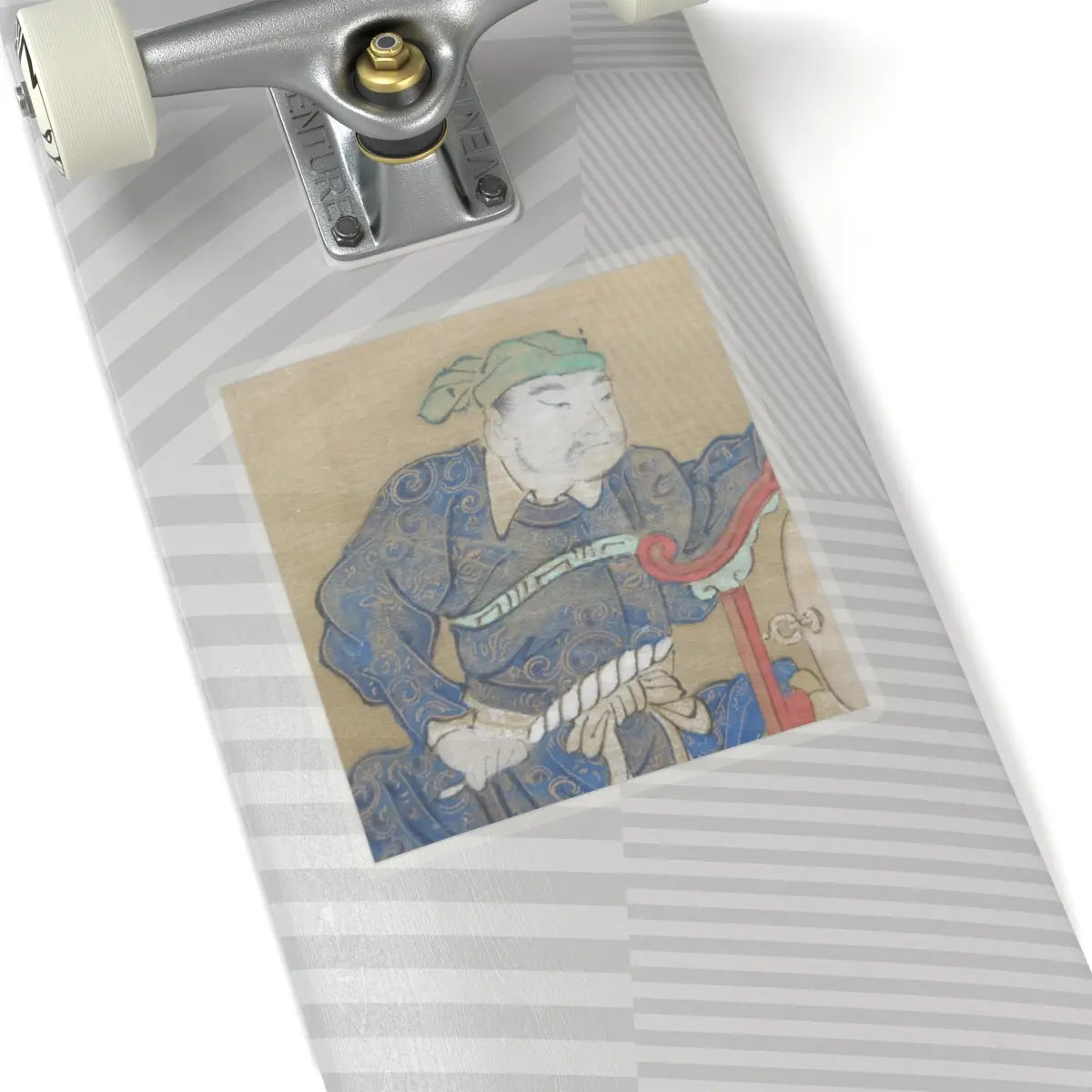 Kano Eisen'in Furunobu 狩野永川院古 - Tartars Playing Polo - early 18th century v7 - STICKER Vinyl Kiss-Cut Decal