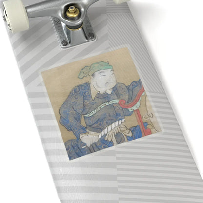 Kano Eisen'in Furunobu 狩野永川院古 - Tartars Playing Polo - early 18th century v7 - STICKER Vinyl Kiss-Cut Decal
