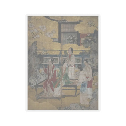 Kano Eitoku - Chinese Women in a Palace Garden - late 16th century v1 - STICKER Vinyl Kiss-Cut Decal