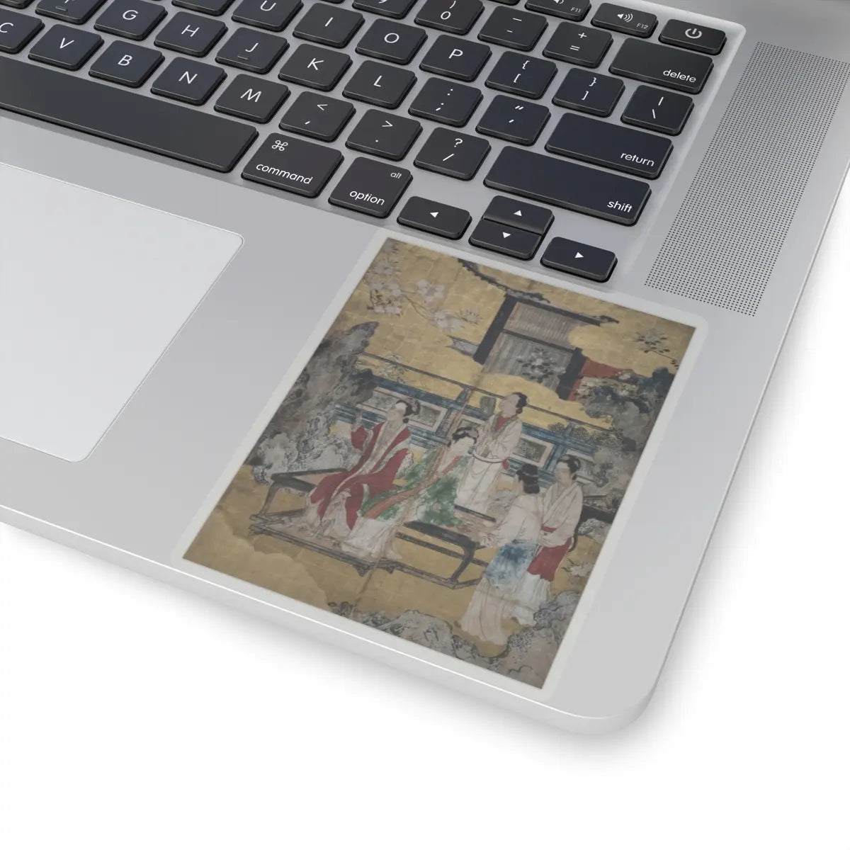Kano Eitoku - Chinese Women in a Palace Garden - late 16th century v1 - STICKER Vinyl Kiss-Cut Decal