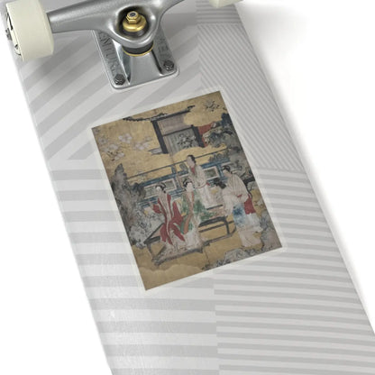 Kano Eitoku - Chinese Women in a Palace Garden - late 16th century v1 - STICKER Vinyl Kiss-Cut Decal