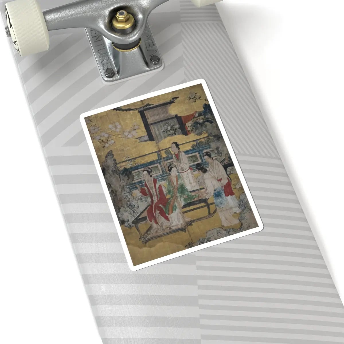Kano Eitoku - Chinese Women in a Palace Garden - late 16th century v1 - STICKER Vinyl Kiss-Cut Decal