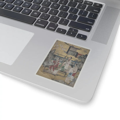 Kano Eitoku - Chinese Women in a Palace Garden - late 16th century v1 - STICKER Vinyl Kiss-Cut Decal