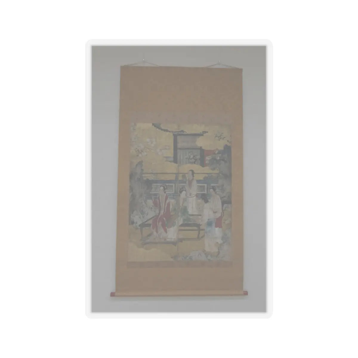 Kano Eitoku - Chinese Women in a Palace Garden - late 16th century v2 - STICKER Vinyl Kiss-Cut Decal