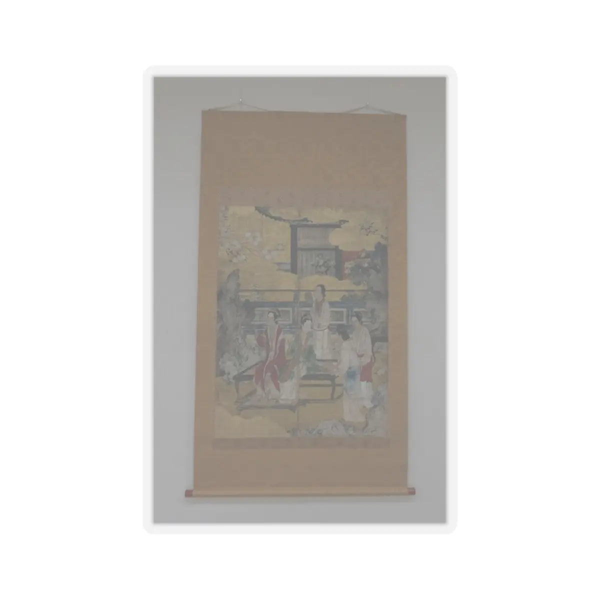 Kano Eitoku - Chinese Women in a Palace Garden - late 16th century v2 - STICKER Vinyl Kiss-Cut Decal
