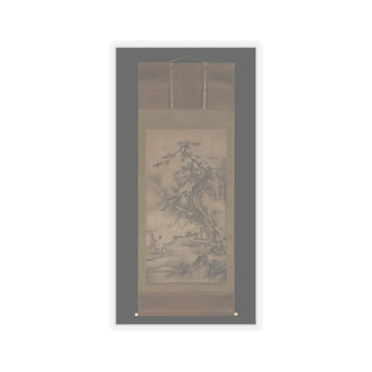 Kano Motonobu - Bo Ya Plays the Qin as Zhong Ziqi Listens - 1530s v2 - STICKER Vinyl Kiss-Cut Decal