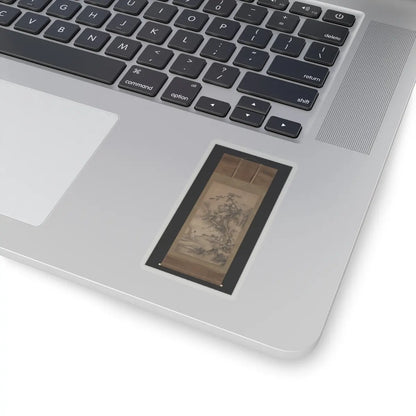 Kano Motonobu - Bo Ya Plays the Qin as Zhong Ziqi Listens - 1530s v2 - STICKER Vinyl Kiss-Cut Decal