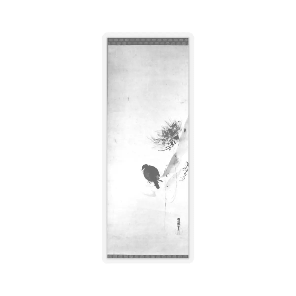 Kano Naonobu - Crow on a Tree - unknown - STICKER Vinyl Kiss-Cut Decal