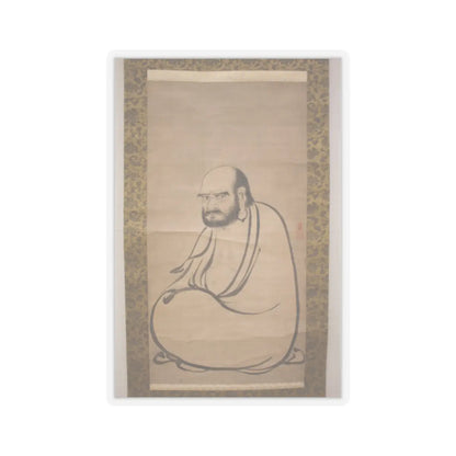 Kano Sanraku 狩野山楽 - Bodhidharma (Daruma) - 17th century v1 - STICKER Vinyl Kiss-Cut Decal