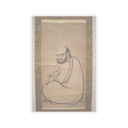 Kano Sanraku 狩野山楽 - Bodhidharma (Daruma) - 17th century v1 - STICKER Vinyl Kiss-Cut Decal