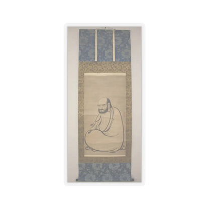 Kano Sanraku 狩野山楽 - Bodhidharma (Daruma) - 17th century v4 - STICKER Vinyl Kiss-Cut Decal