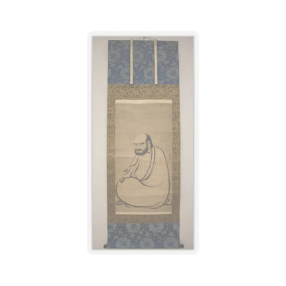 Kano Sanraku 狩野山楽 - Bodhidharma (Daruma) - 17th century v4 - STICKER Vinyl Kiss-Cut Decal