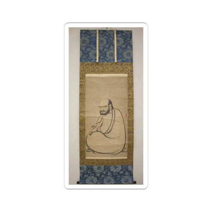 Kano Sanraku 狩野山楽 - Bodhidharma (Daruma) - 17th century v4 - STICKER Vinyl Kiss-Cut Decal