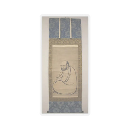 Kano Sanraku 狩野山楽 - Bodhidharma (Daruma) - 17th century v4 - STICKER Vinyl Kiss-Cut Decal