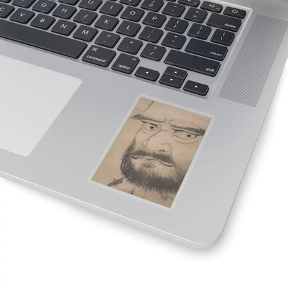 Kano Sanraku 狩野山楽 - Bodhidharma (Daruma) - 17th century v6 - STICKER Vinyl Kiss-Cut Decal