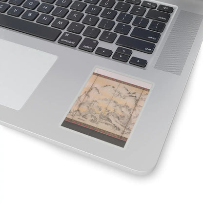Kano Sanraku - Jinshan Island and West Lake - 1630 v4 - STICKER Vinyl Kiss-Cut Decal