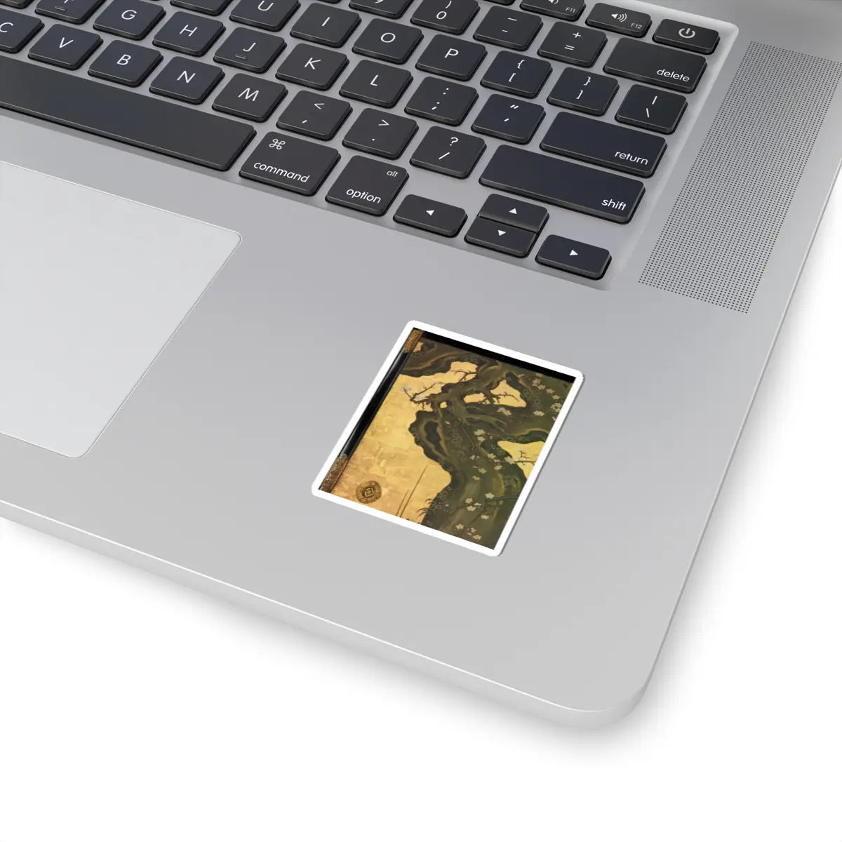 Kano Sansetsu - Old Plum - 1646 v13 - STICKER Vinyl Kiss-Cut Decal