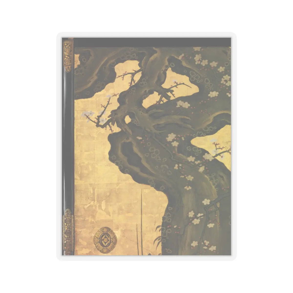 Kano Sansetsu - Old Plum - 1646 v13 - STICKER Vinyl Kiss-Cut Decal