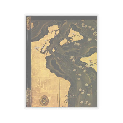 Kano Sansetsu - Old Plum - 1646 v13 - STICKER Vinyl Kiss-Cut Decal
