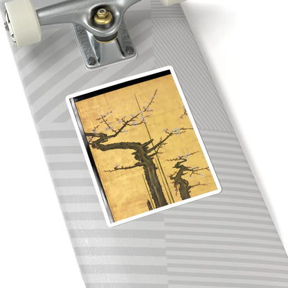 Kano Sansetsu - Old Plum - 1646 v17 - STICKER Vinyl Kiss-Cut Decal