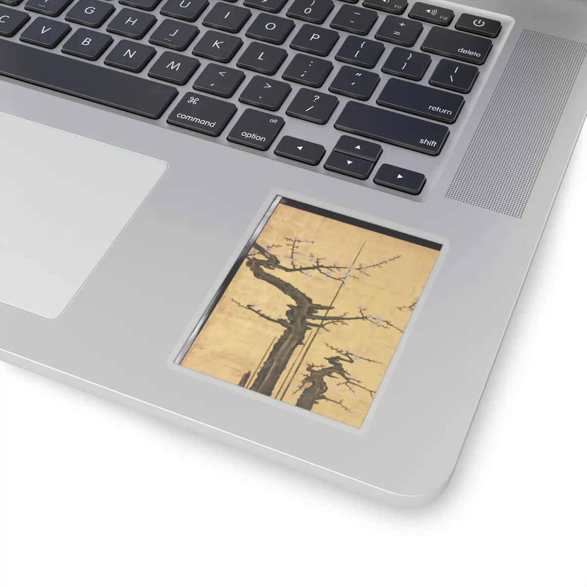 Kano Sansetsu - Old Plum - 1646 v17 - STICKER Vinyl Kiss-Cut Decal