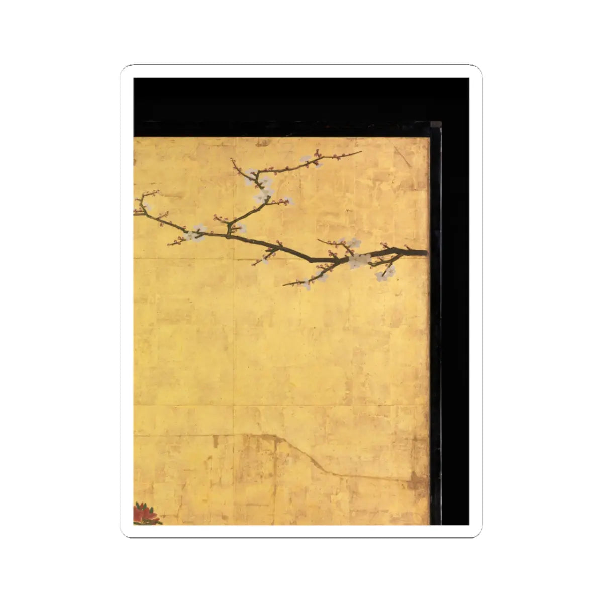 Kano Sansetsu - Old Plum - 1646 v22 - STICKER Vinyl Kiss-Cut Decal