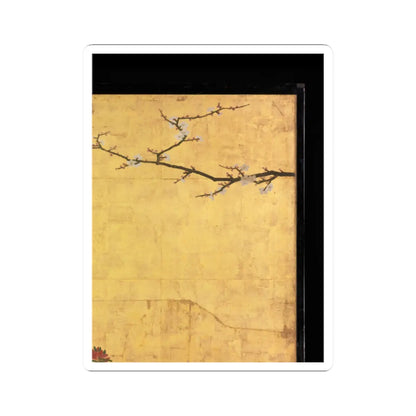 Kano Sansetsu - Old Plum - 1646 v22 - STICKER Vinyl Kiss-Cut Decal