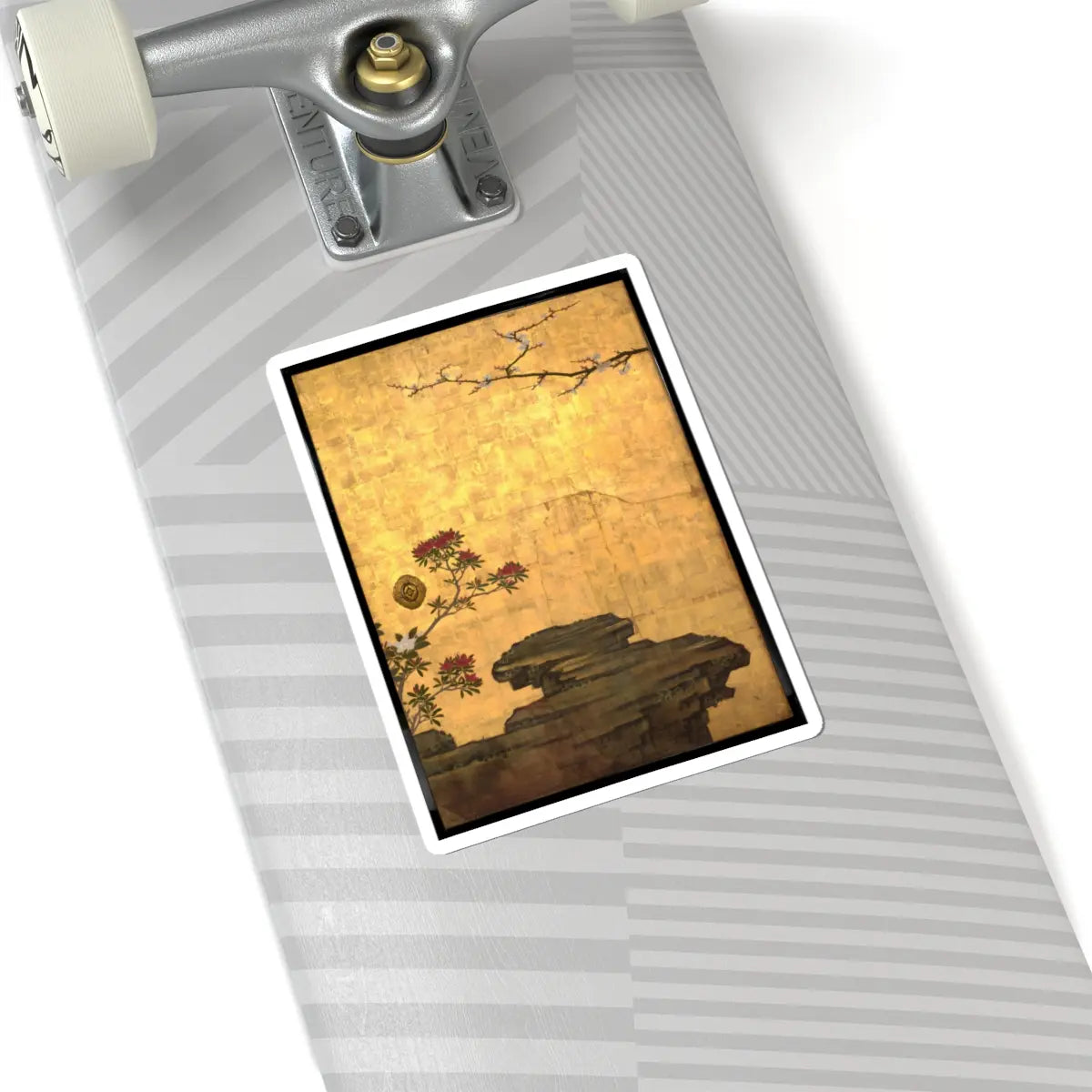 Kano Sansetsu - Old Plum - 1646 v6 - STICKER Vinyl Kiss-Cut Decal