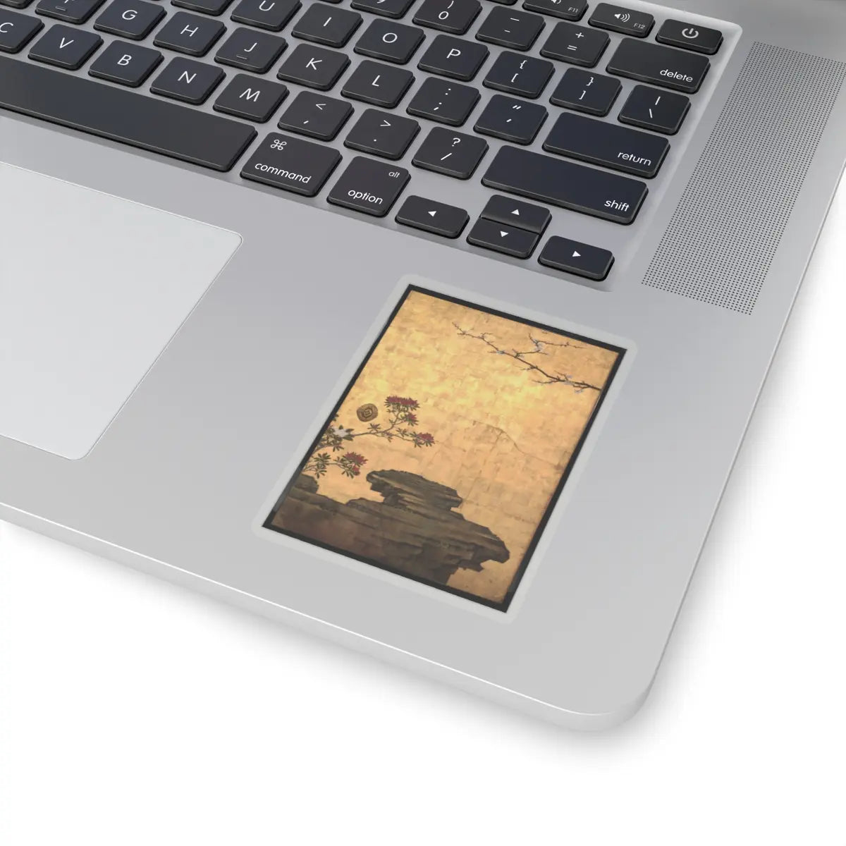 Kano Sansetsu - Old Plum - 1646 v6 - STICKER Vinyl Kiss-Cut Decal