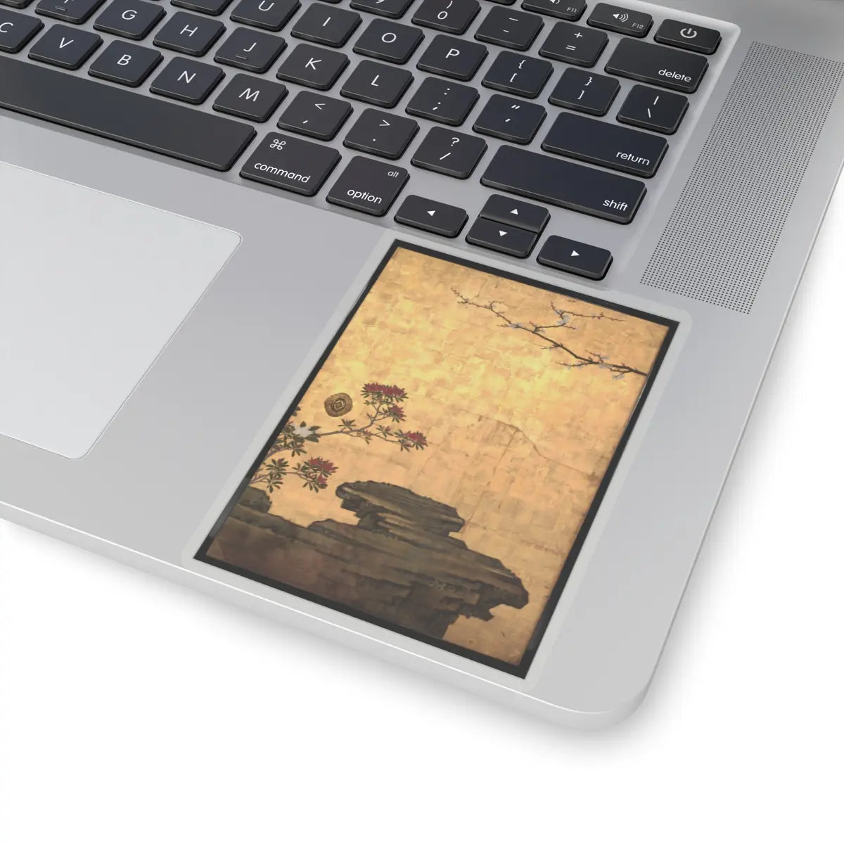 Kano Sansetsu - Old Plum - 1646 v6 - STICKER Vinyl Kiss-Cut Decal