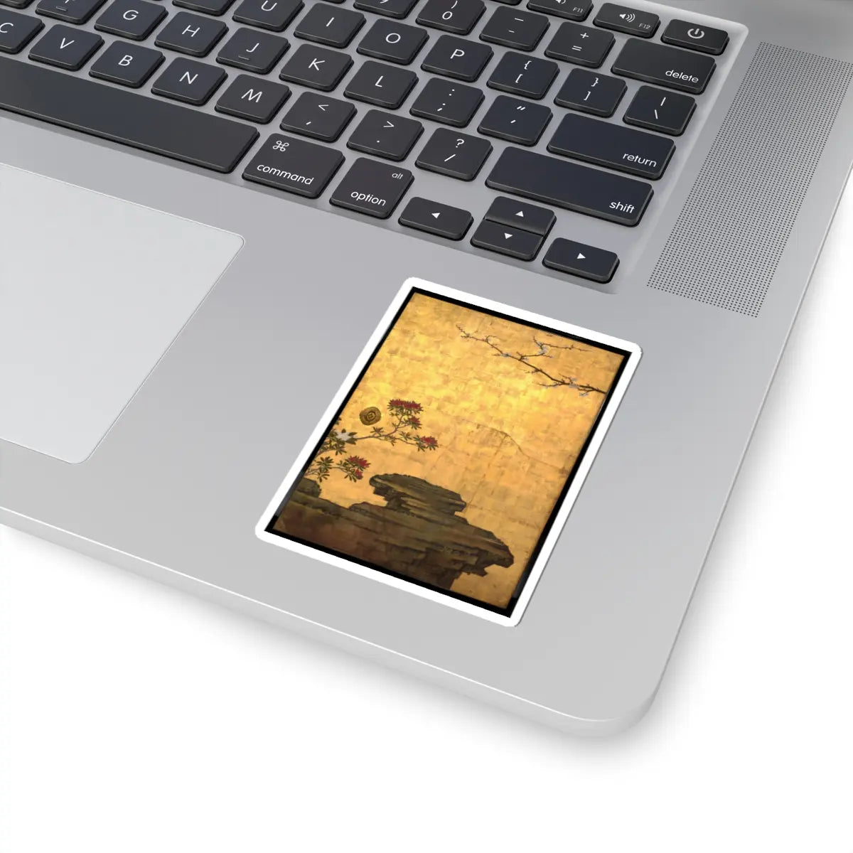 Kano Sansetsu - Old Plum - 1646 v6 - STICKER Vinyl Kiss-Cut Decal