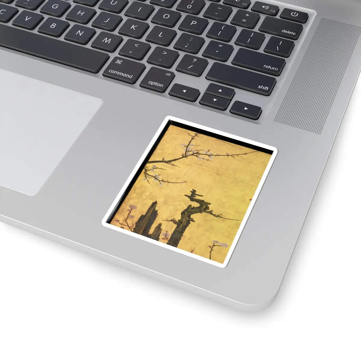 Kano Sansetsu - Old Plum - 1646 v9 - STICKER Vinyl Kiss-Cut Decal