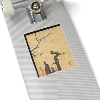 Kano Sansetsu - Old Plum - 1646 v9 - STICKER Vinyl Kiss-Cut Decal