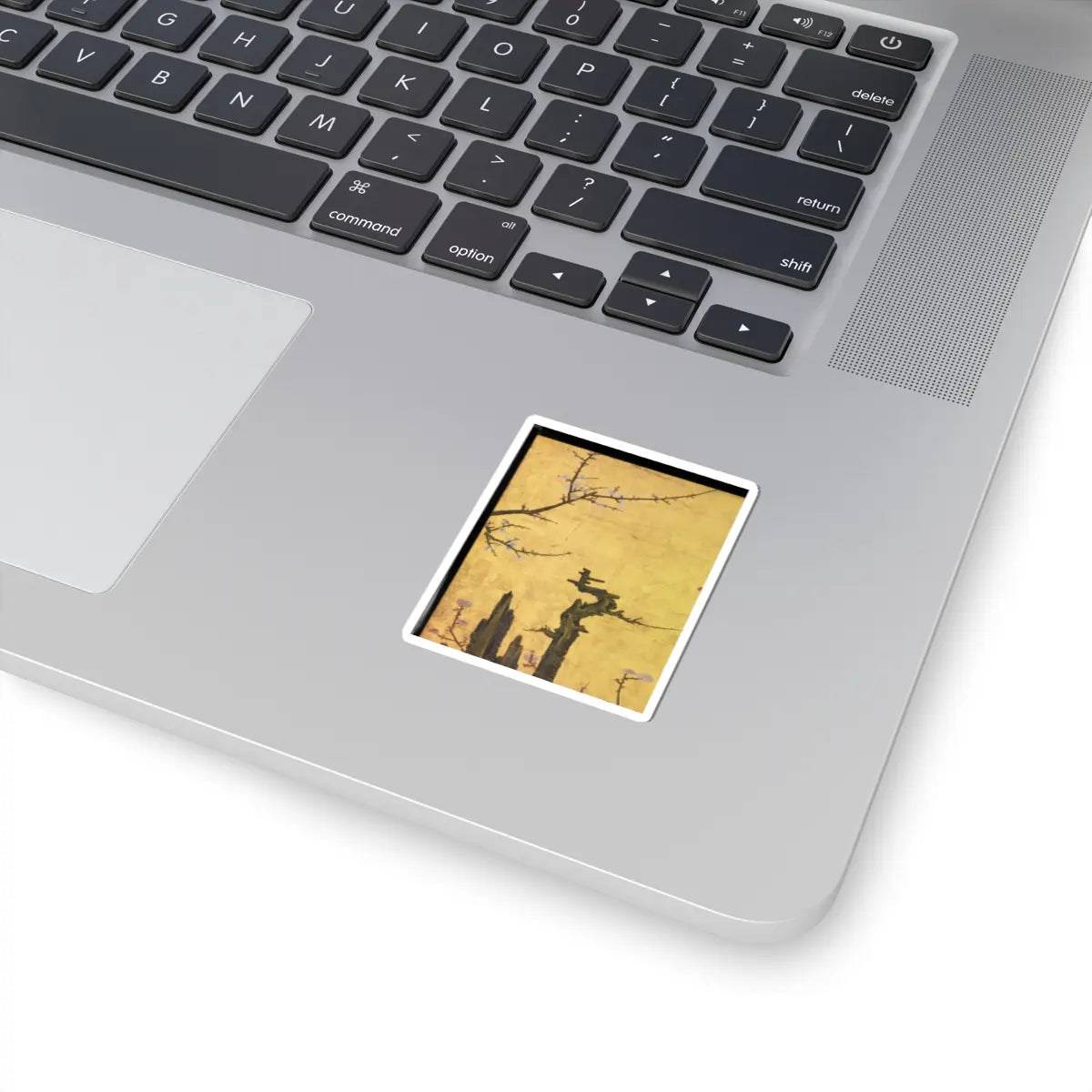Kano Sansetsu - Old Plum - 1646 v9 - STICKER Vinyl Kiss-Cut Decal