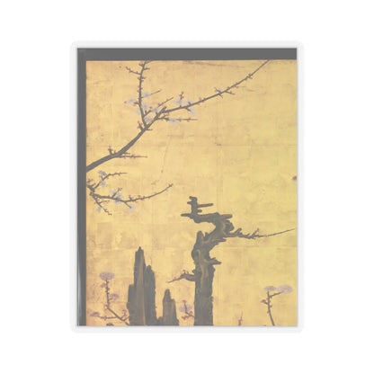 Kano Sansetsu - Old Plum - 1646 v9 - STICKER Vinyl Kiss-Cut Decal