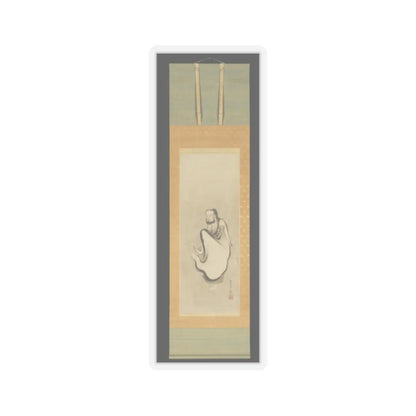 Kano Sansetsu - Shakyamuni Emerging from the Mountains, with Dragon and Tiger - second quarter 17th century v4 - STICKER Vinyl Kiss-Cut Decal