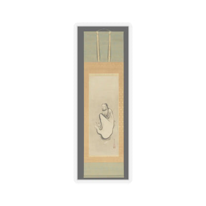 Kano Sansetsu - Shakyamuni Emerging from the Mountains, with Dragon and Tiger - second quarter 17th century v4 - STICKER Vinyl Kiss-Cut Decal