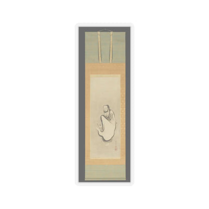 Kano Sansetsu - Shakyamuni Emerging from the Mountains, with Dragon and Tiger - second quarter 17th century v4 - STICKER Vinyl Kiss-Cut Decal