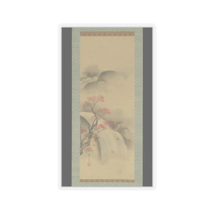Kano Seisen’in - Waterfall and Maple Tree - 18th–19th century v1 - STICKER Vinyl Kiss-Cut Decal