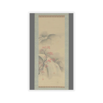 Kano Seisen’in - Waterfall and Maple Tree - 18th–19th century v1 - STICKER Vinyl Kiss-Cut Decal