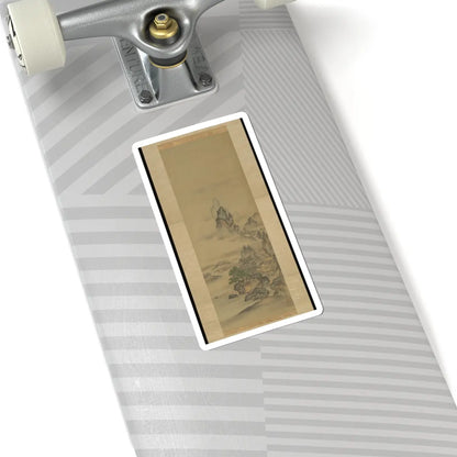 Kano Tansui Moritsune - Mount Penglai with Eight Views of Xiao and Xiang - 19th century v1 - STICKER Vinyl Kiss-Cut Decal