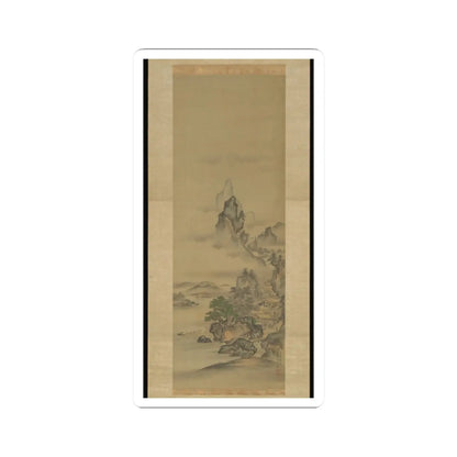 Kano Tansui Moritsune - Mount Penglai with Eight Views of Xiao and Xiang - 19th century v1 - STICKER Vinyl Kiss-Cut Decal