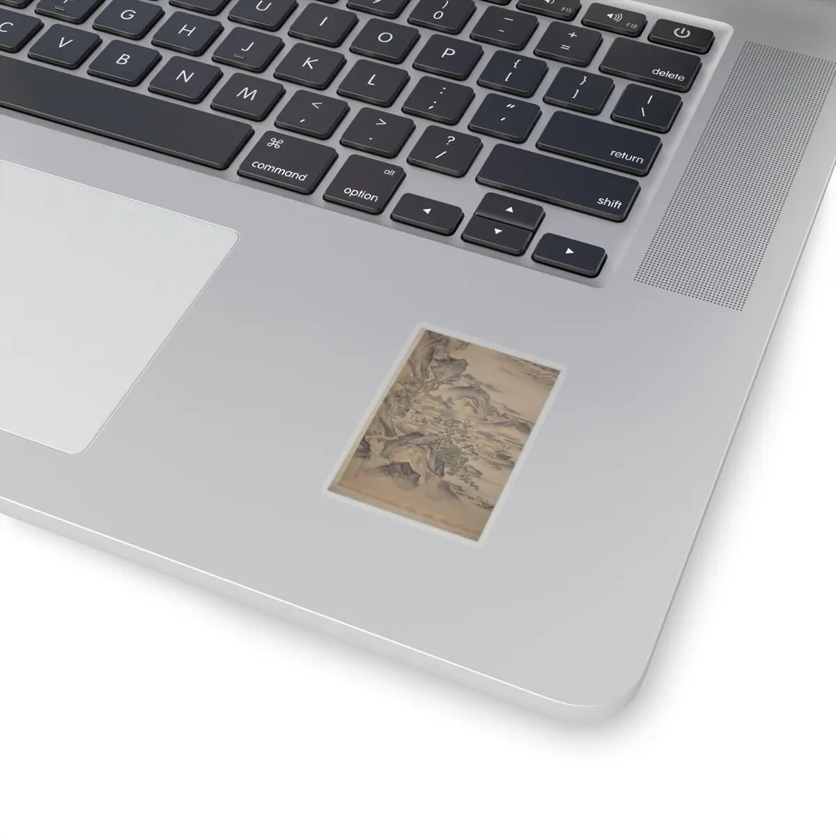 Kano Tansui Moritsune - Mount Penglai with Eight Views of Xiao and Xiang - 19th century v12 - STICKER Vinyl Kiss-Cut Decal