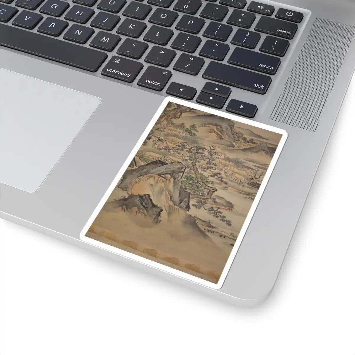 Kano Tansui Moritsune - Mount Penglai with Eight Views of Xiao and Xiang - 19th century v13 - STICKER Vinyl Kiss-Cut Decal
